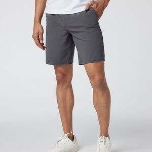 Vuori Meta Short 8" Inseam, Charcoal Gray Size 33.